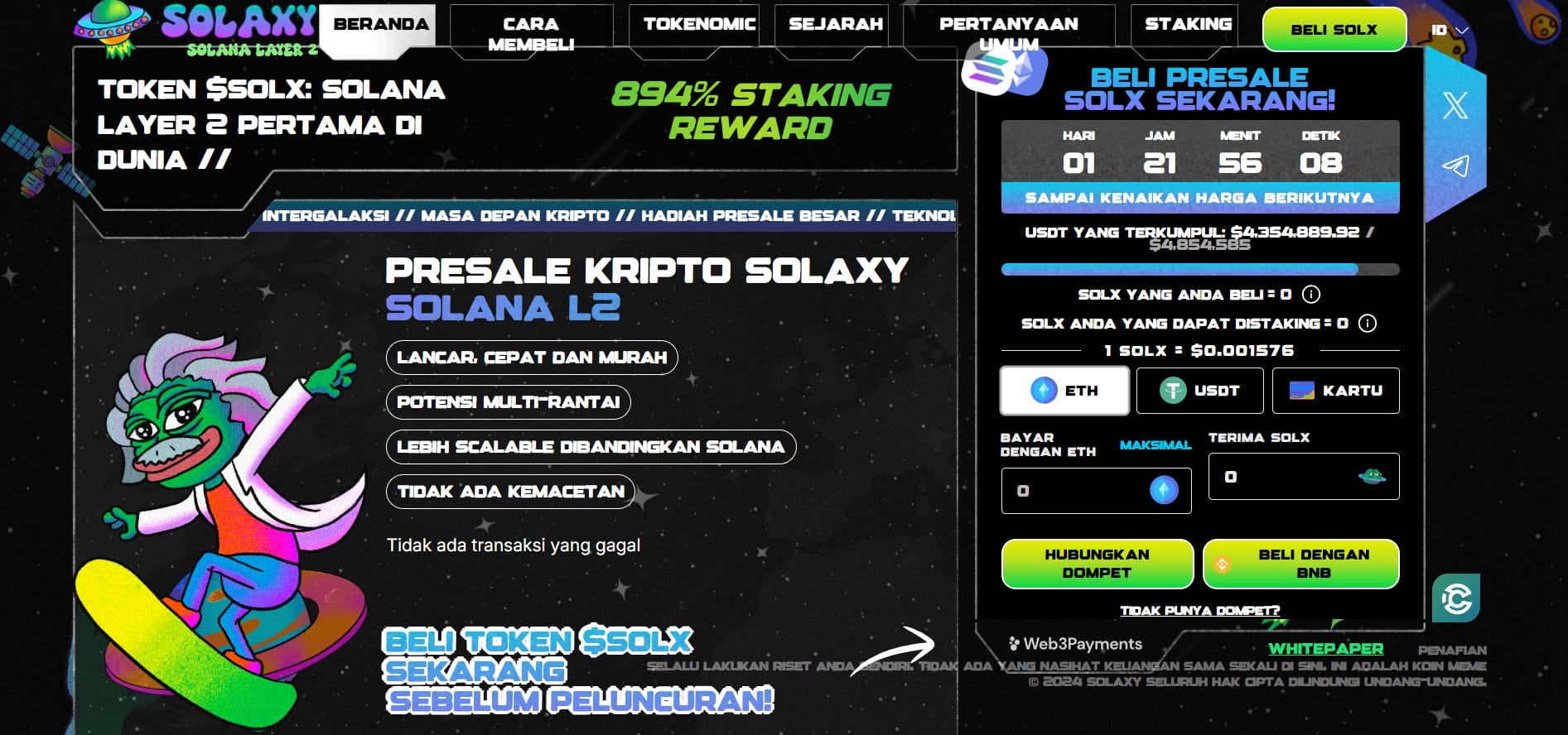 Prediksi Harga Solaxy