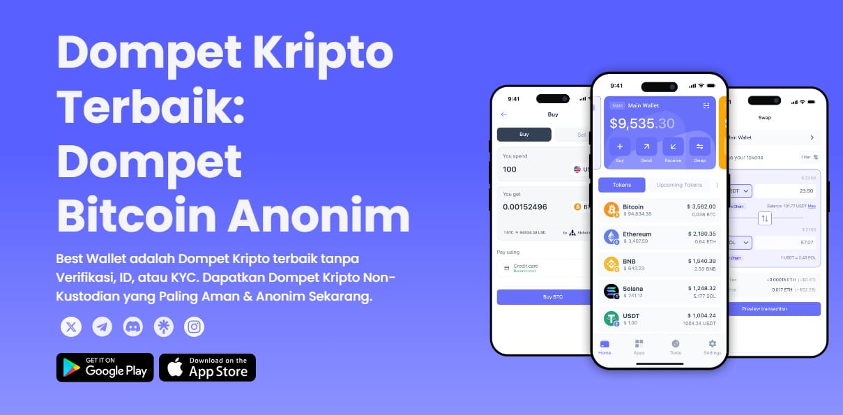 Best Wallet - Buka akun