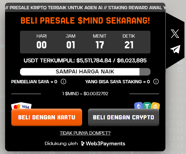 Beli MIND - Prediksi Harga Mind of Pepe