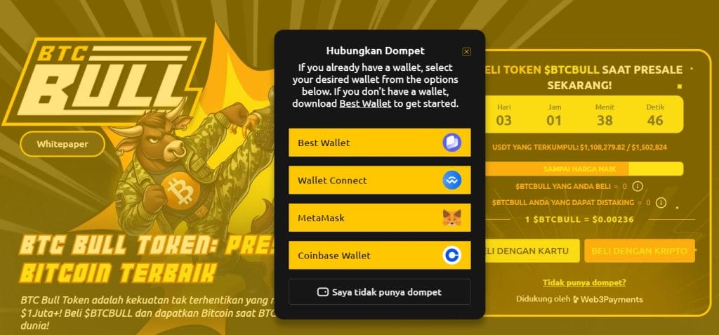 Hubungkan dompet - Prediksi Harga Bitcoin Bull