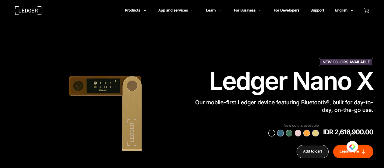 Ledger - cold wallet