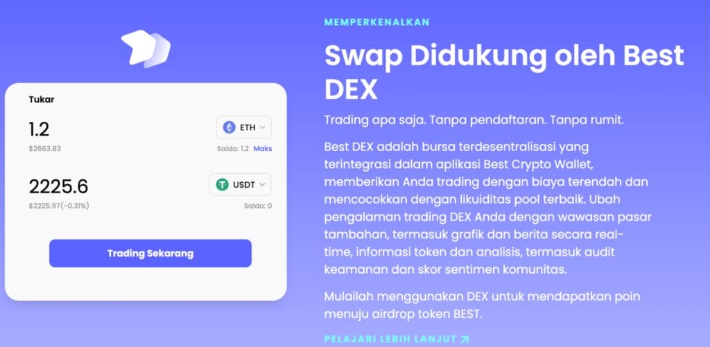 DEX - Best Wallet Crypto