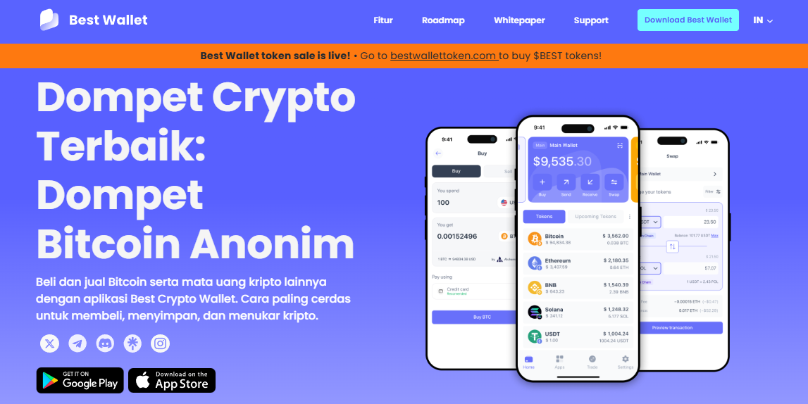 Wallet crypto terbaik - Best Wallet