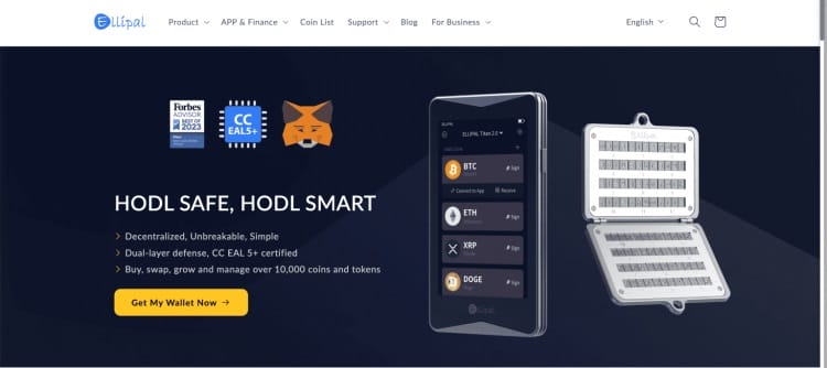 Wallet crypto terbaik - Ellipal