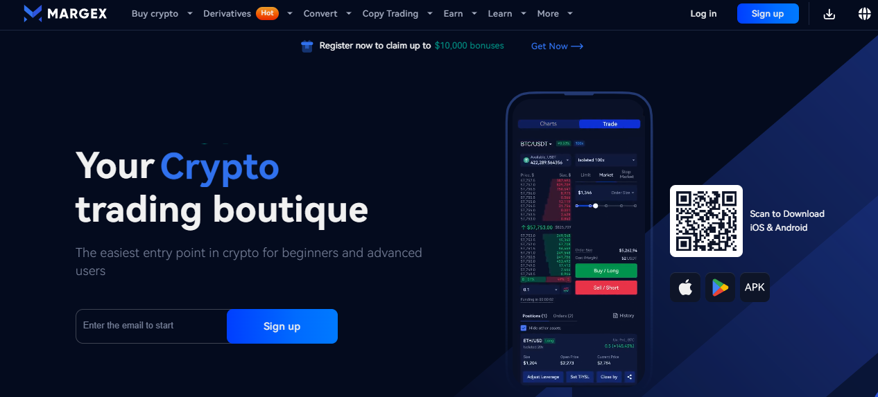 crypto exchange tanpa kyc terbaik - Margex