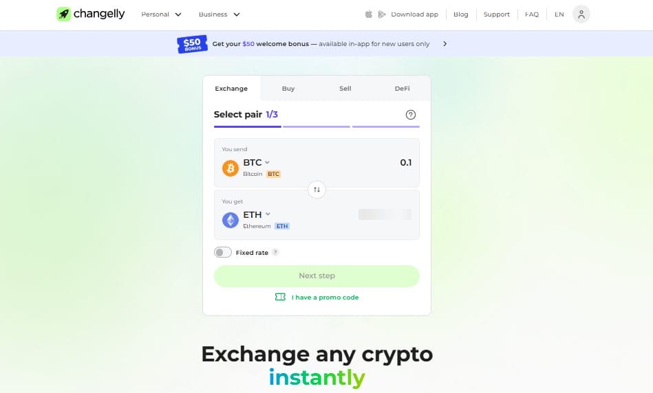 crypto exchange tanpa kyc terbaik - Changelly