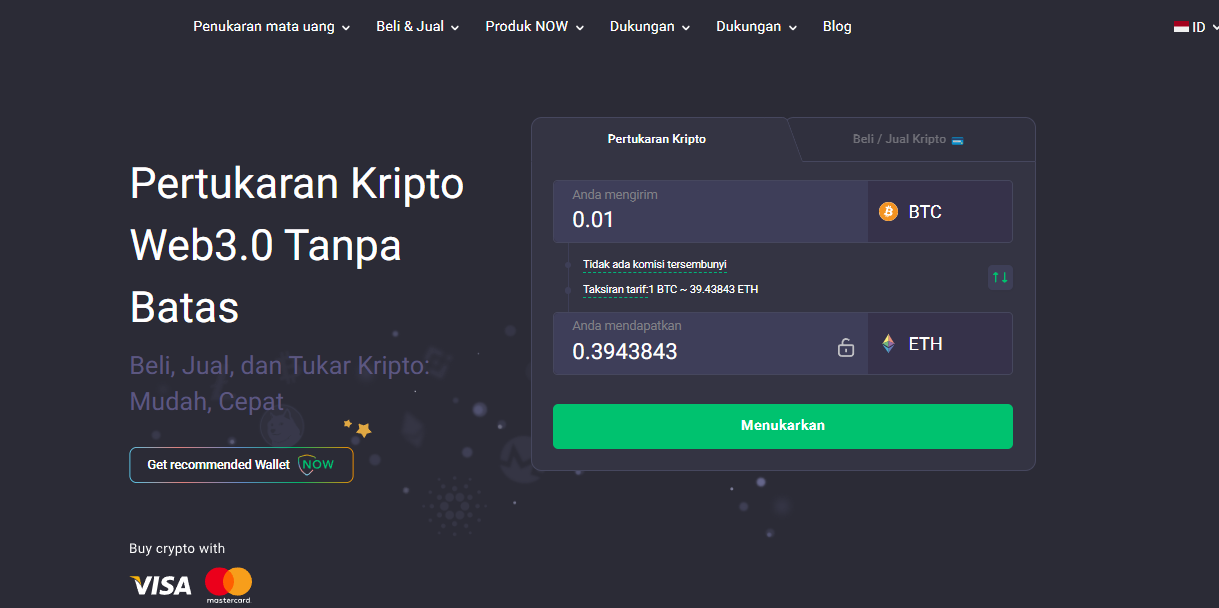 crypto exchange tanpa kyc terbaik - ChangeNOW