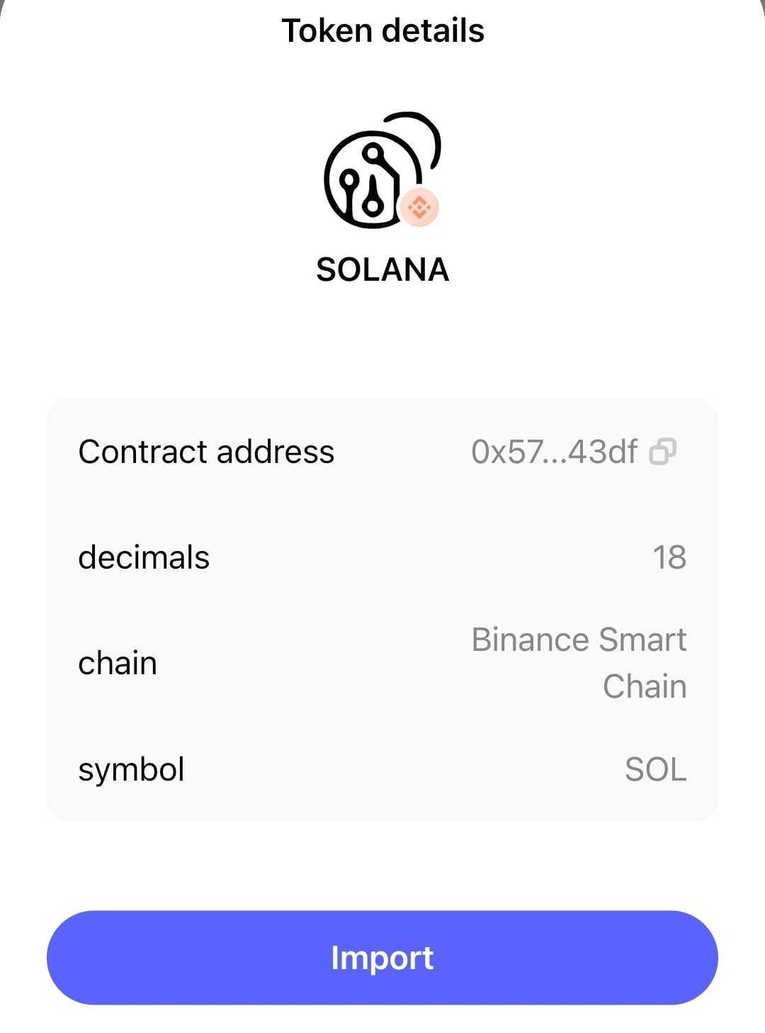 Konfirmasi Import - Cara Beli Solana