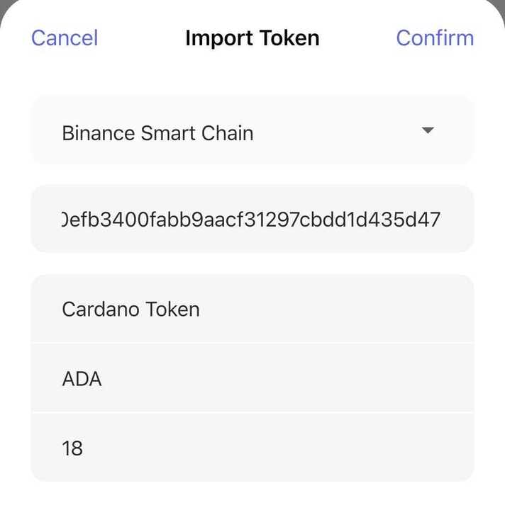 Impor Token - Prediksi Harga Cardano