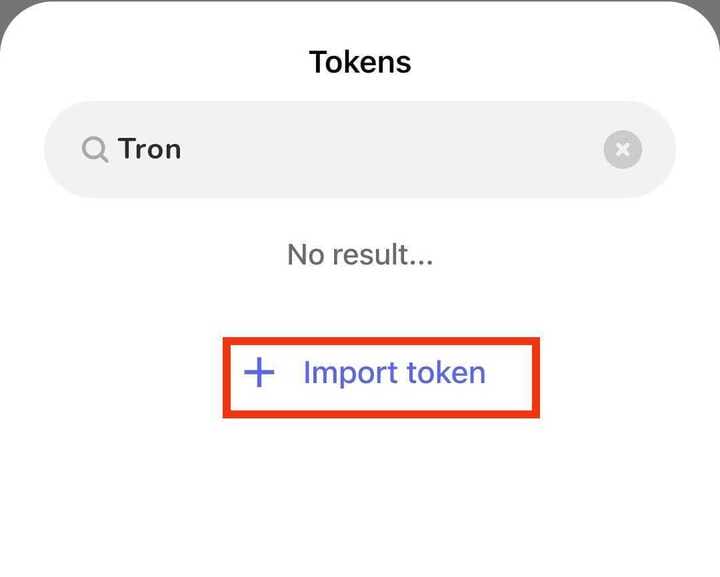 Import Token - Cara Beli Tron