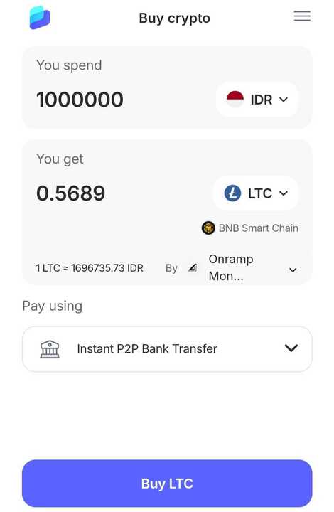 Beli Litecoin dengan Fiat - Harga Litecoin