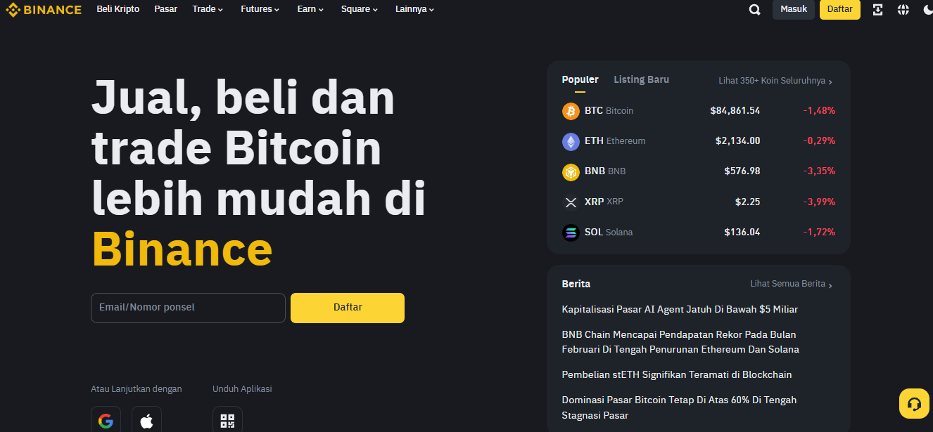 P2P Crypto - Binance