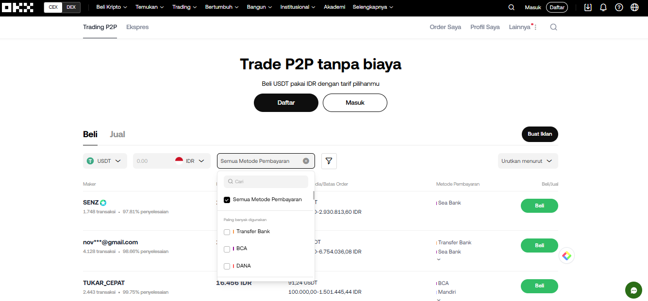 P2P Crypto - trading crypto