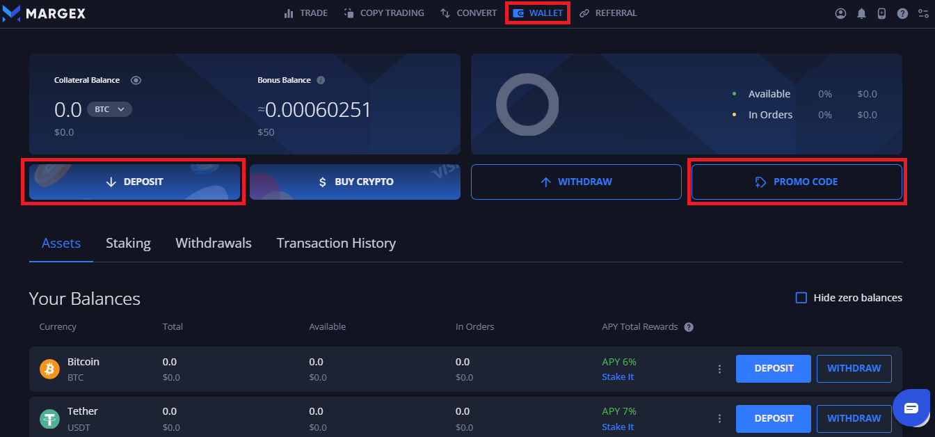 Margex bonus - deposit $100