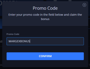 Margex bonus - masukkan kode