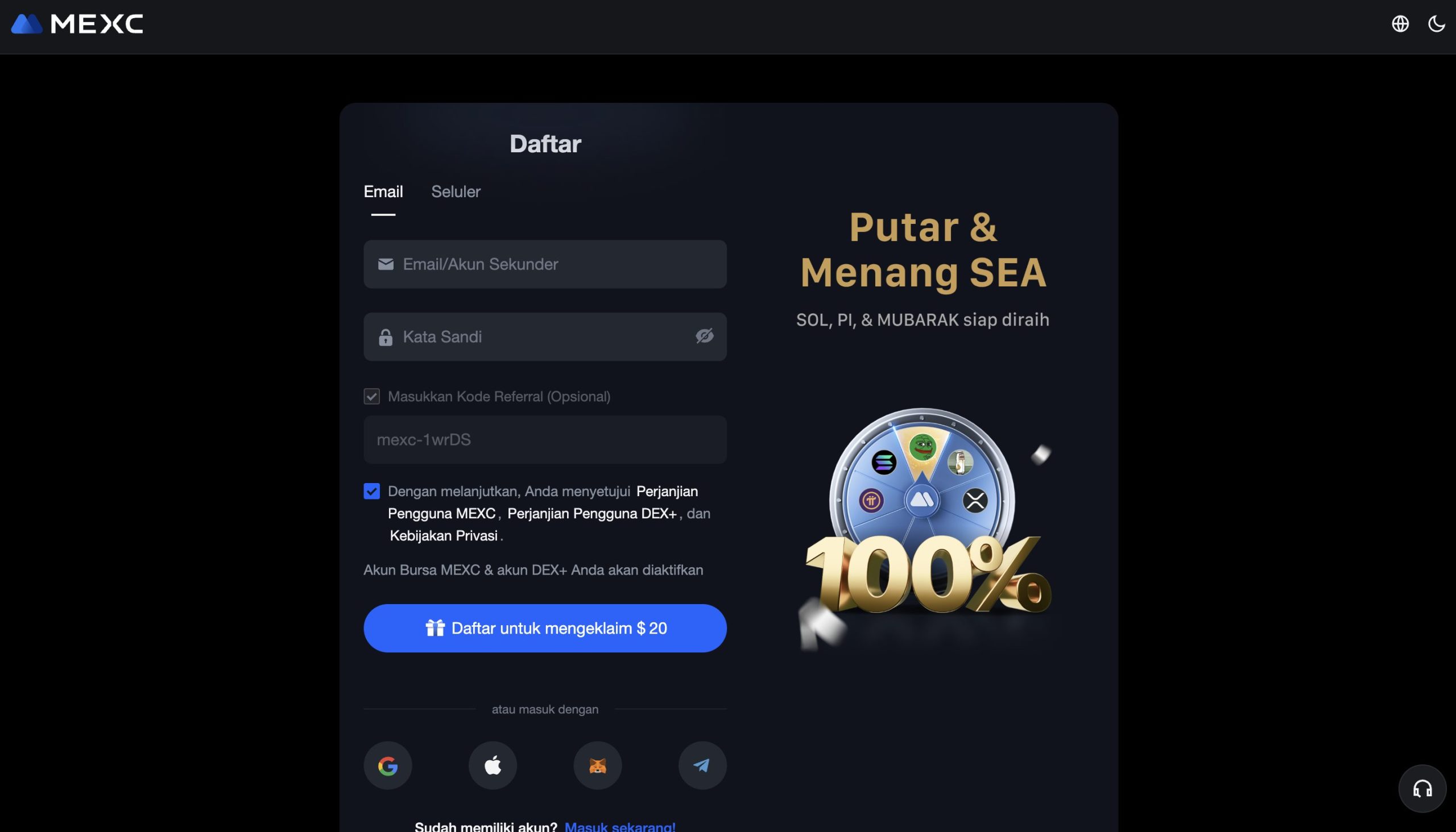 Future crypto - MEXC