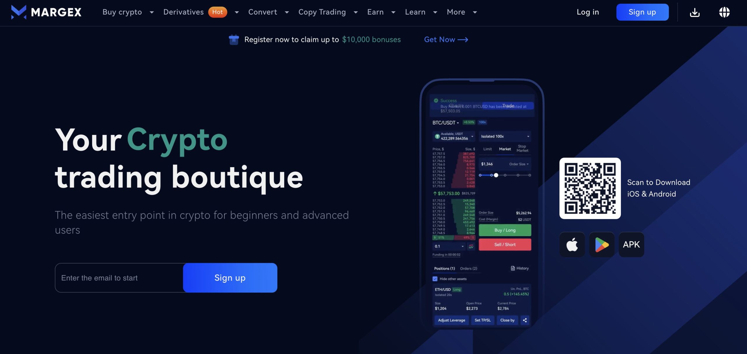 Future crypto - margex