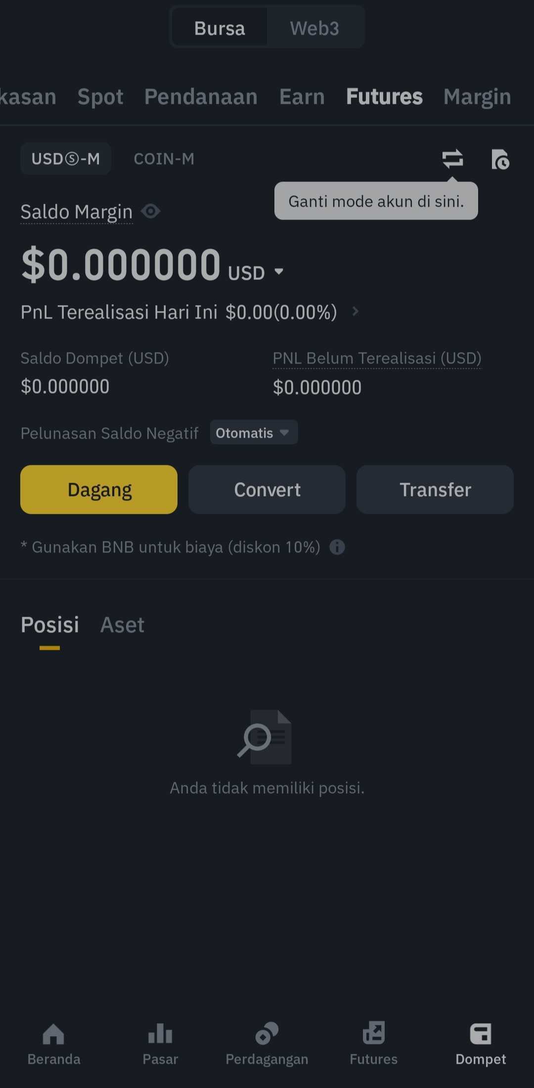 Future crypto - Binance futures