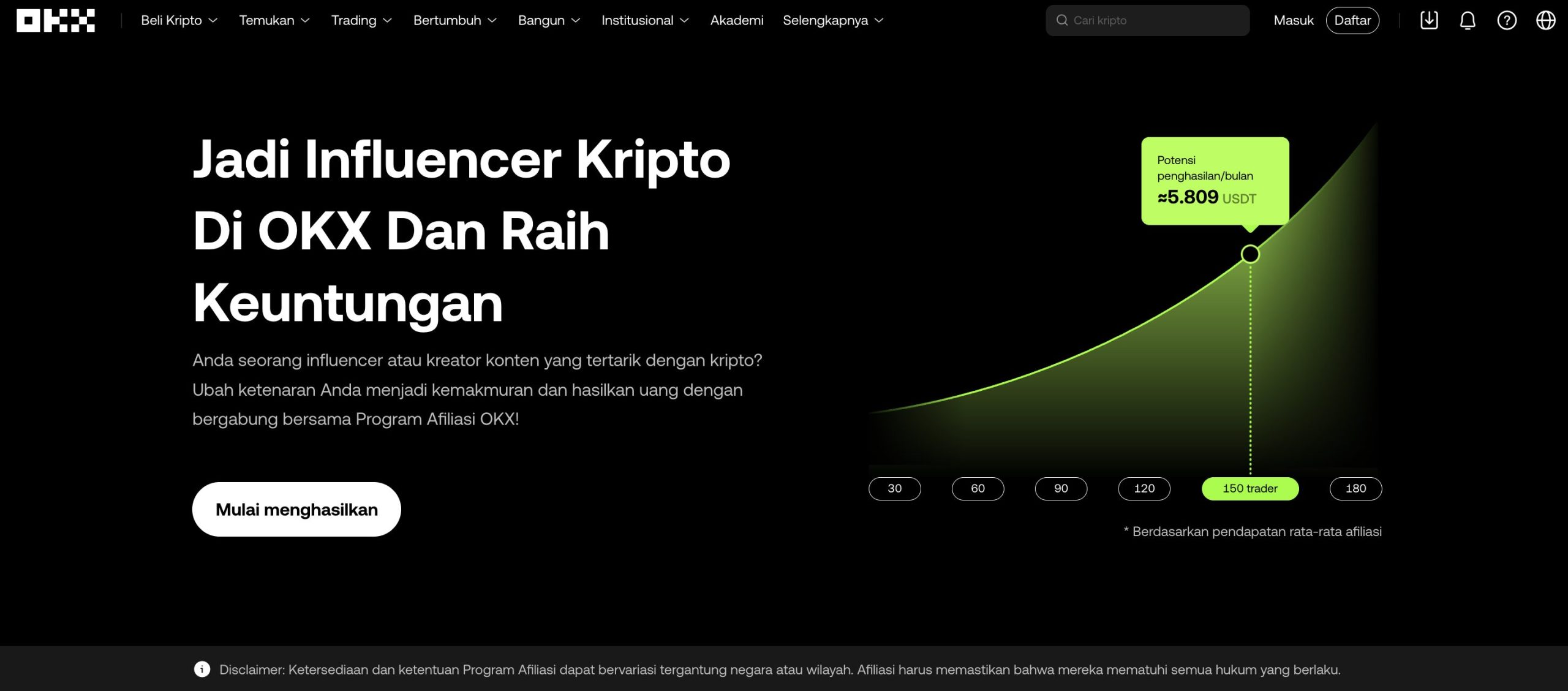 Affiliate crypto - OKX