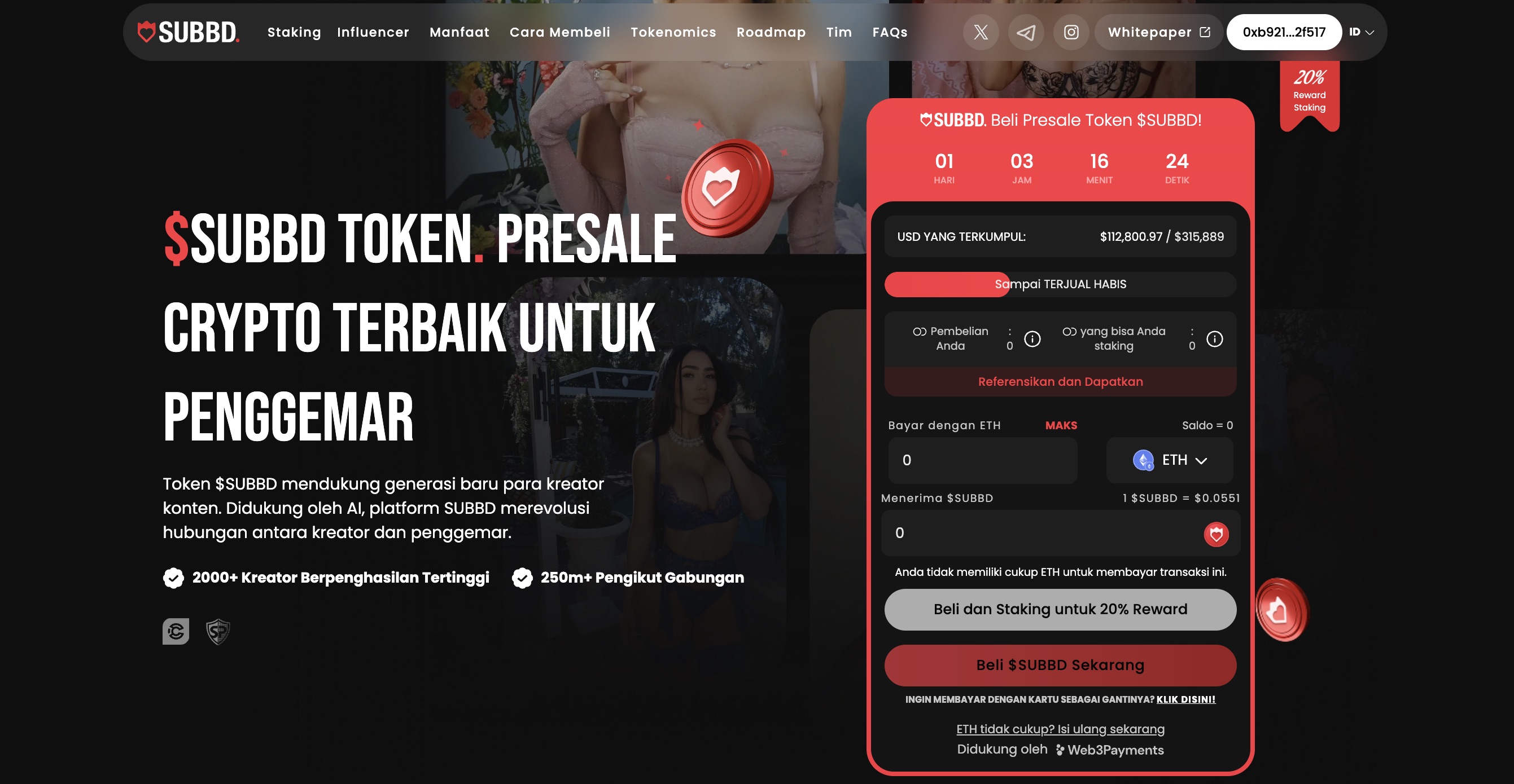 Prediksi Harga SUBBD ($SUBBD) Tahun 2025-2030
