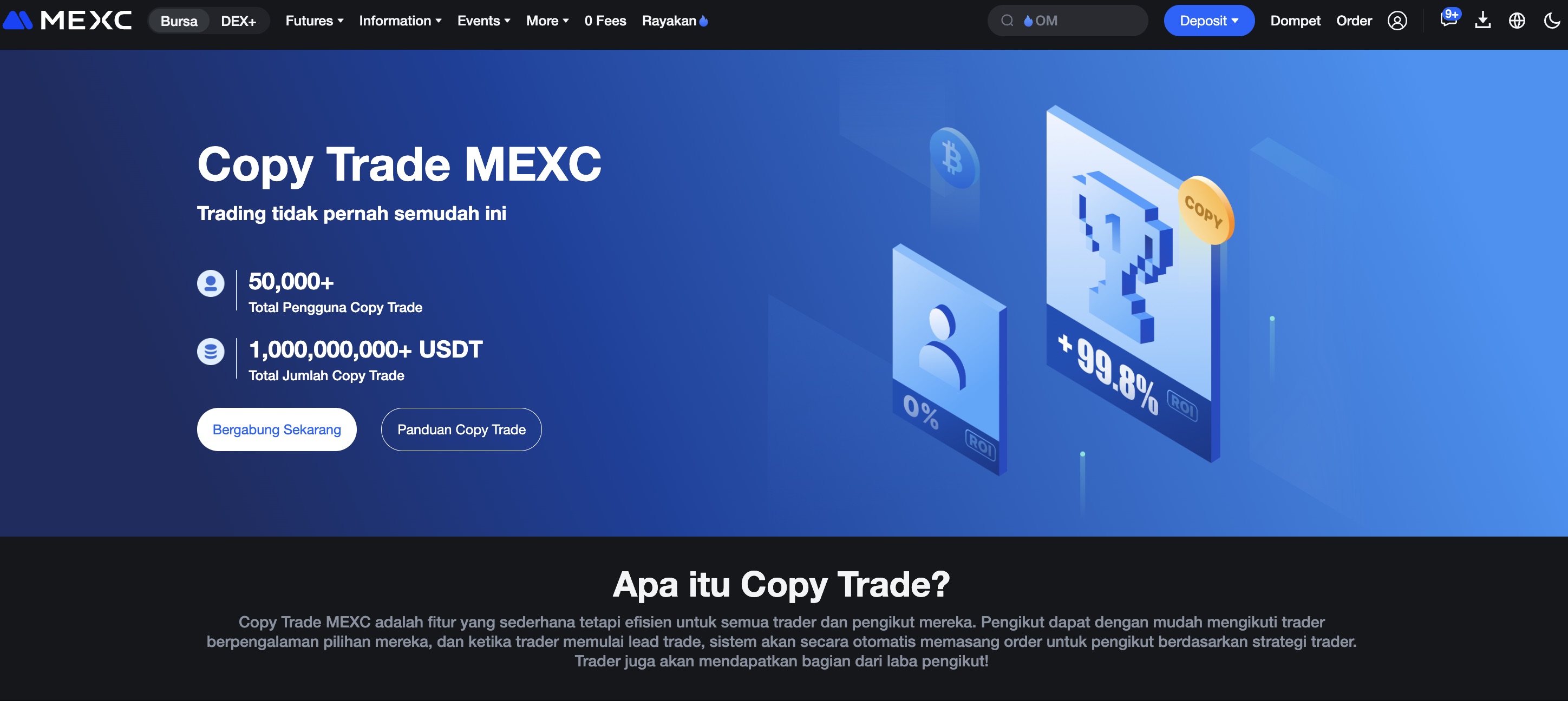 Copy trading - crypto