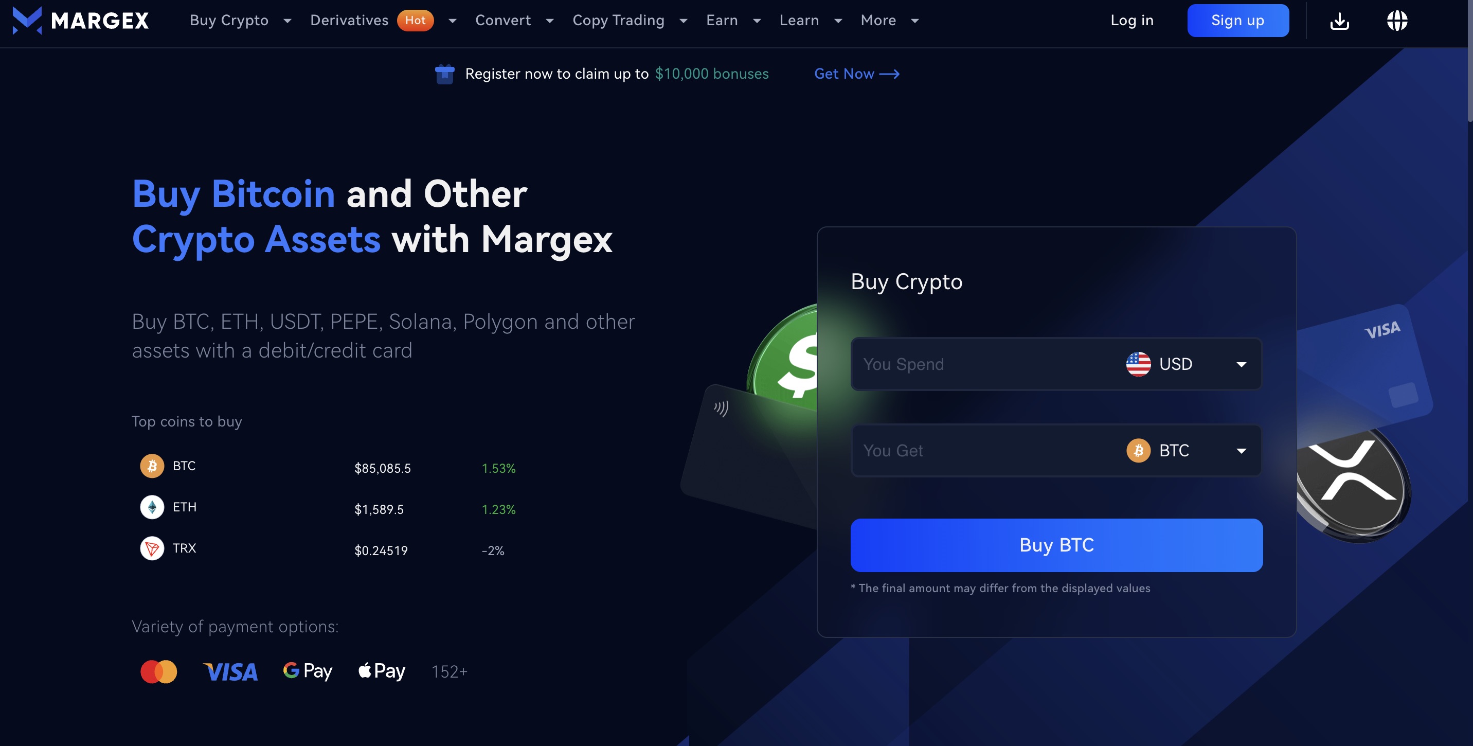 Cara membeli crypto - Margex