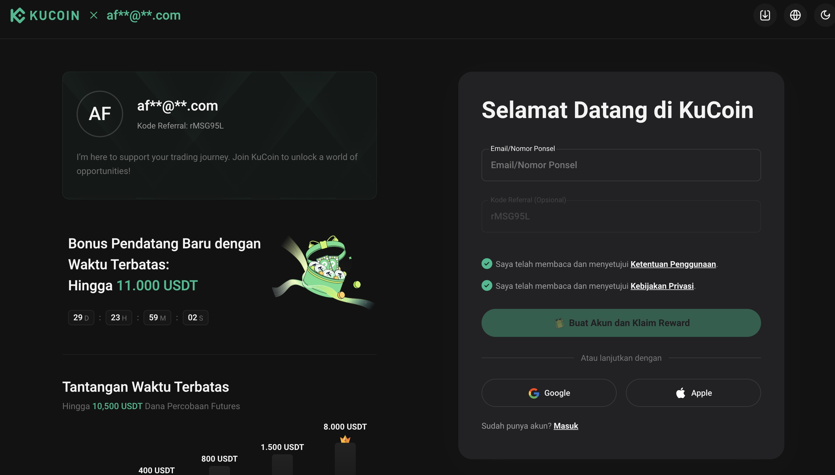 Cara beli Fartcoin - KuCoin