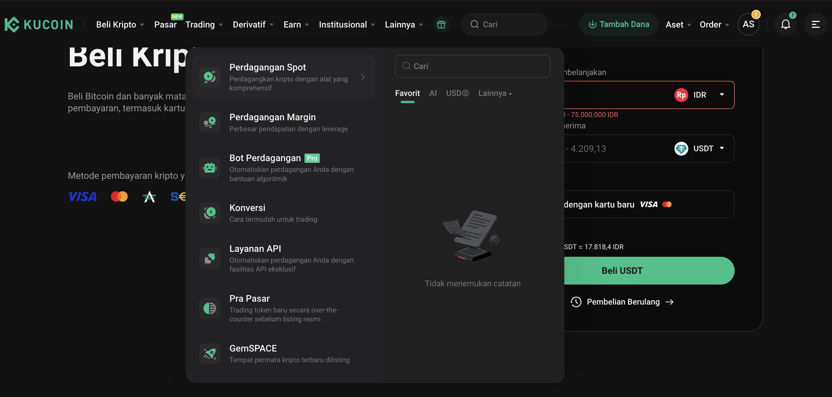 Cara beli Fartcoin - beli Fartcoin