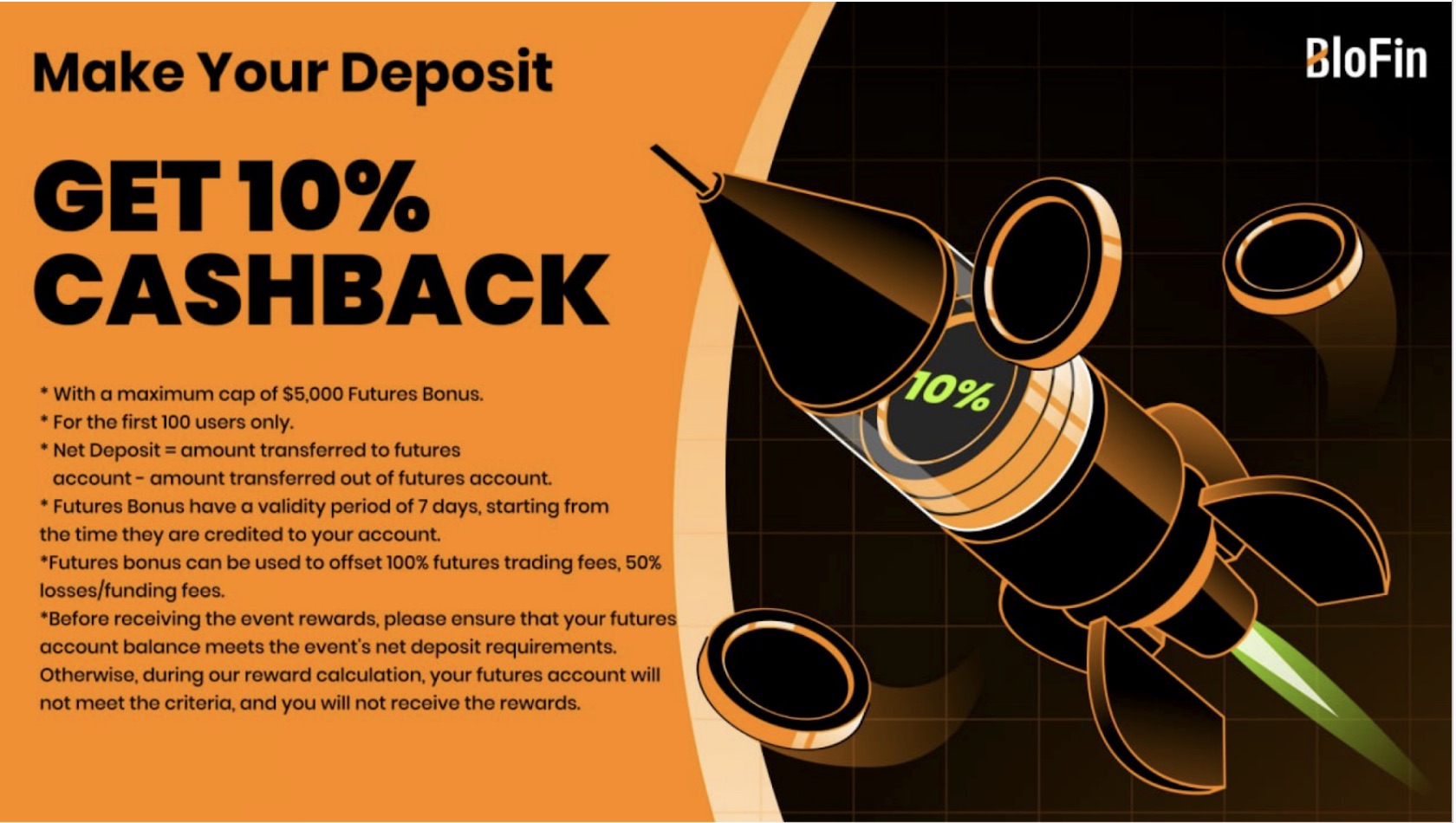 Bonus deposit crypto - BloFin