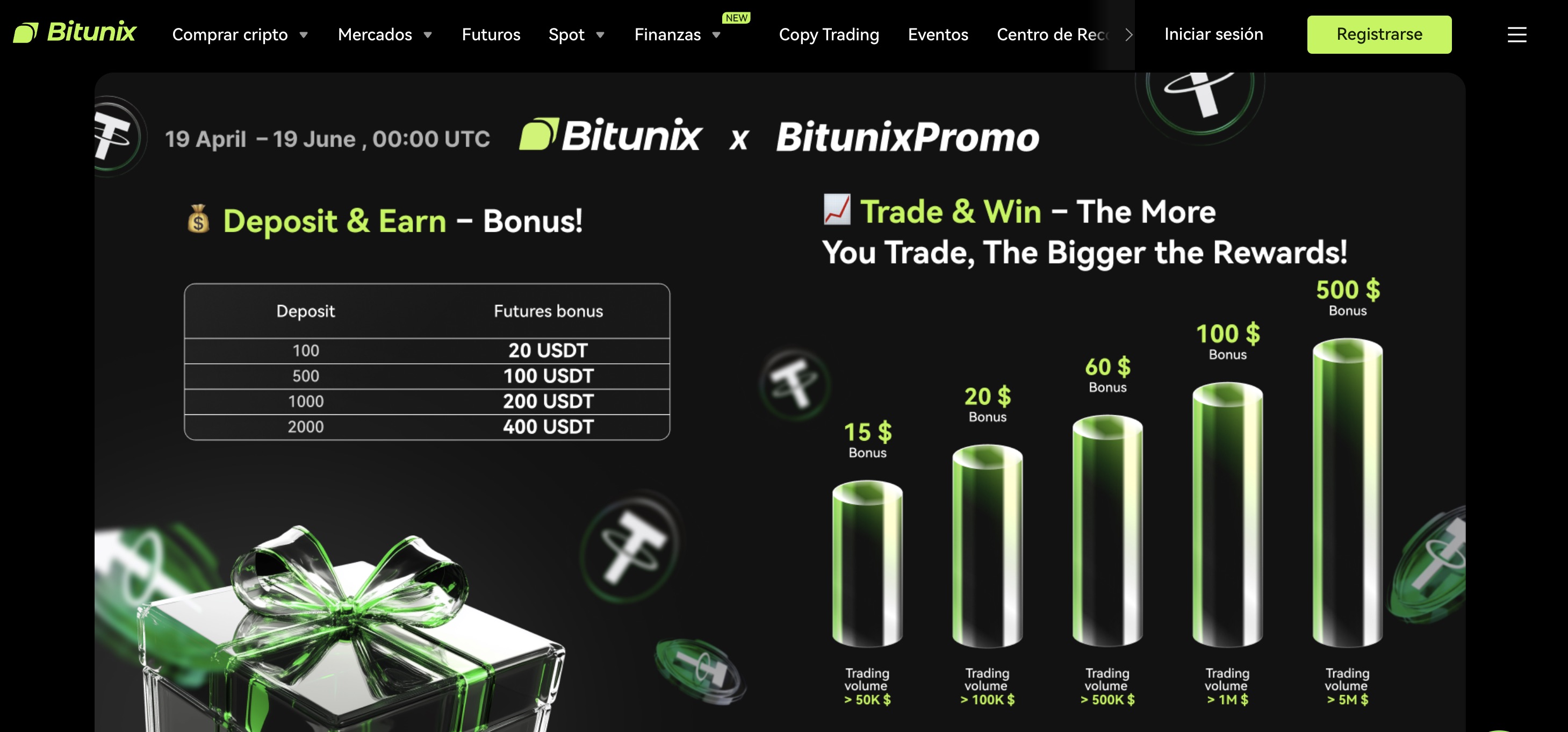 Bonus deposit crypto - Bitunix