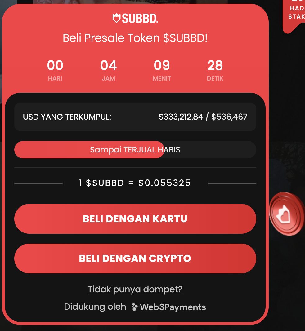 SUBBD - Koin receh crypto