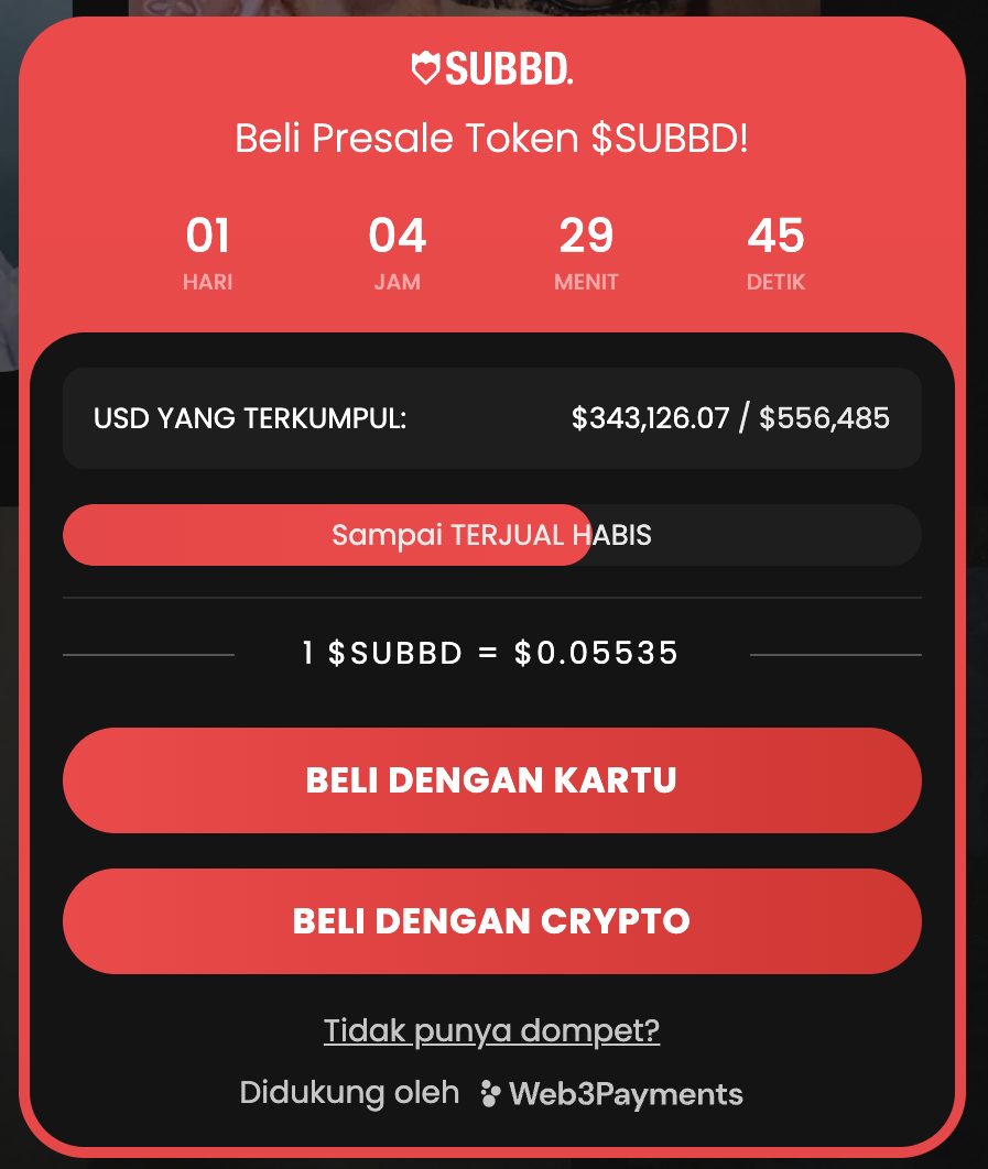 SUBBD - cara beli koin belum listing