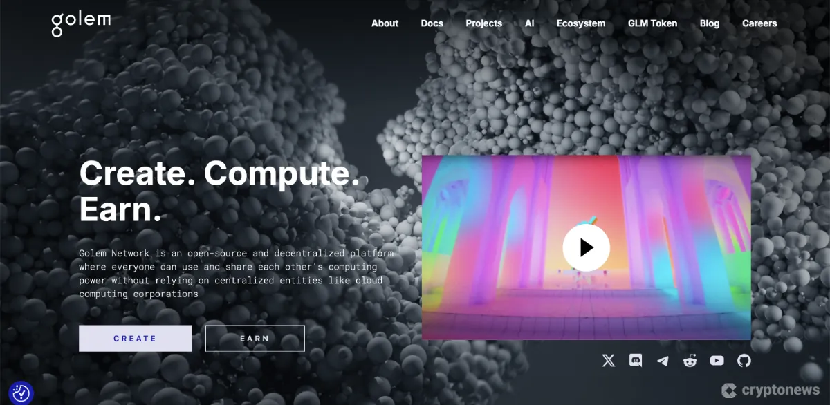 Golem - Koin yang akan listing di MEXC