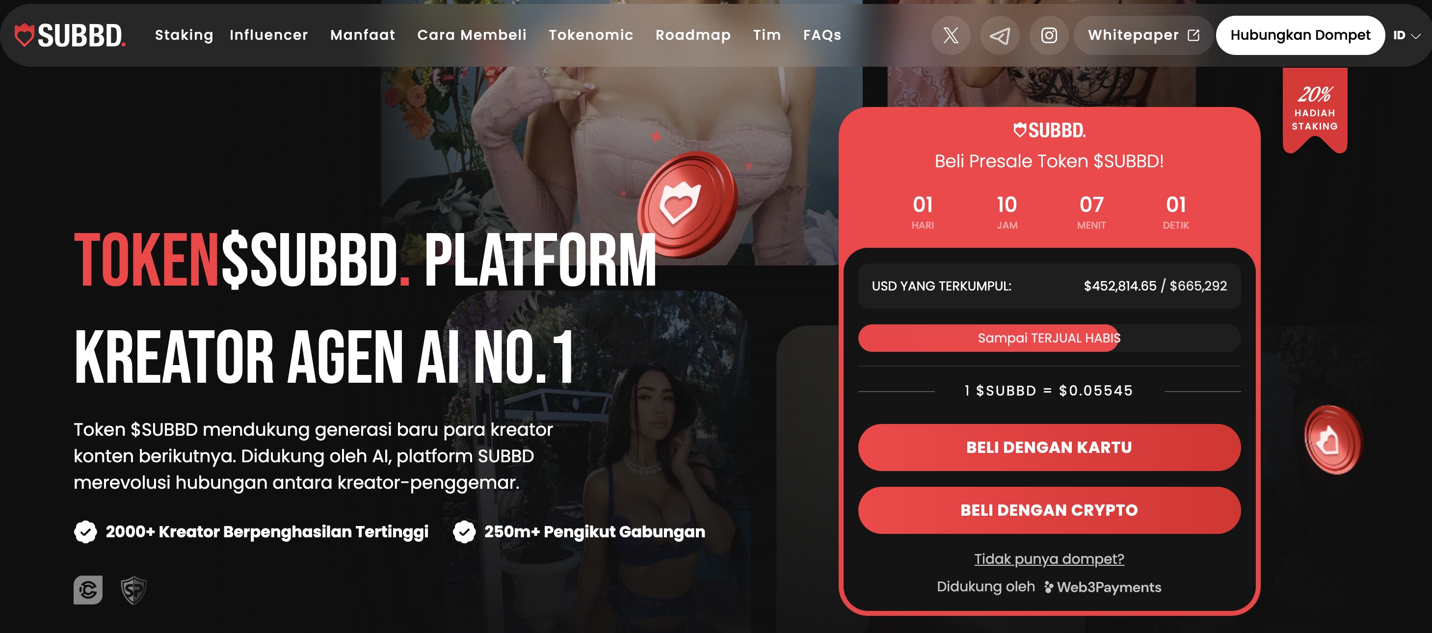 Koin naik 1000x - SUBBD