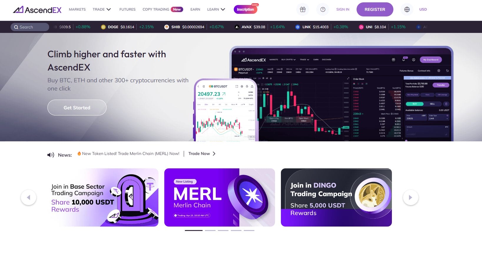 AscendEX - dividend crypto