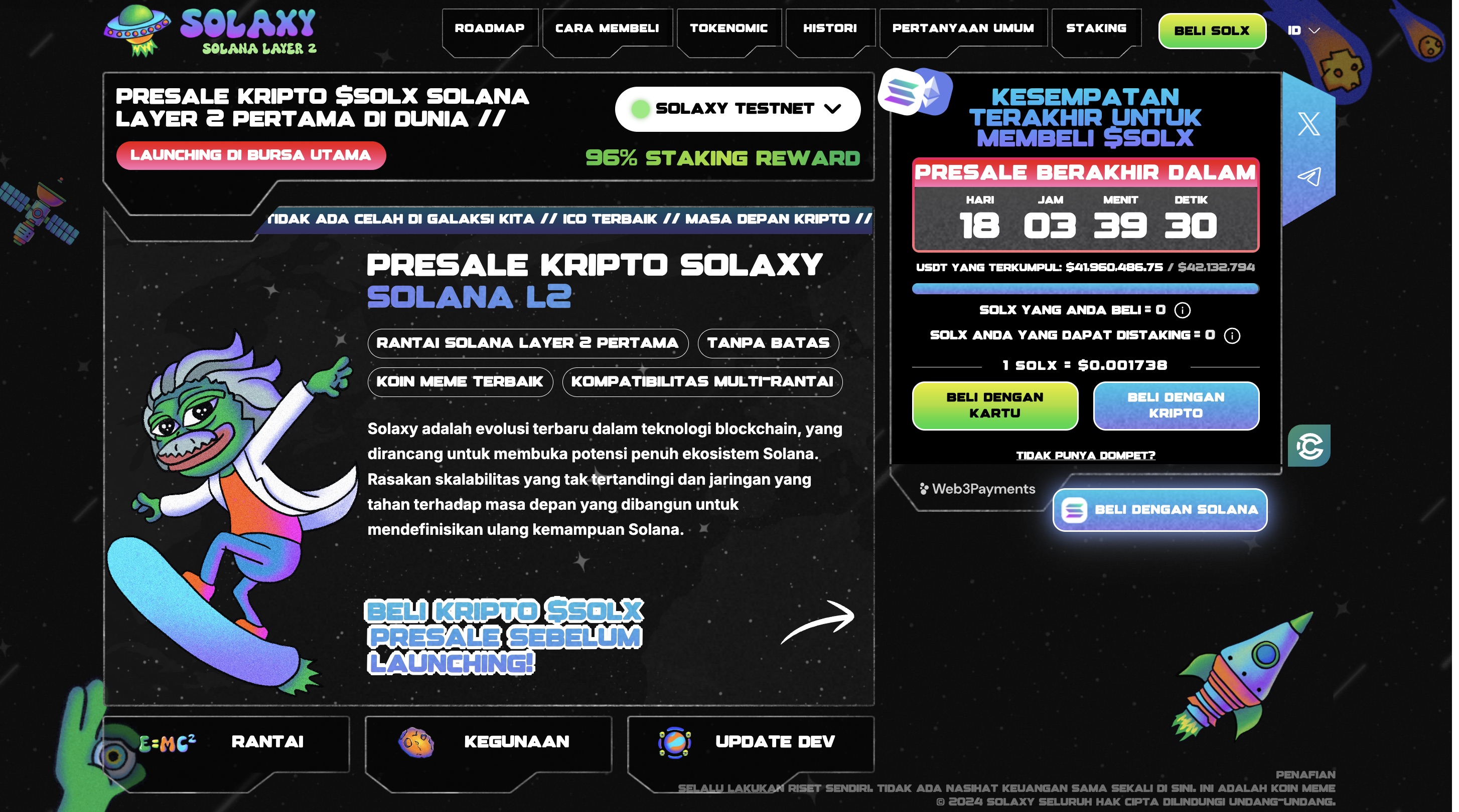 Apakah Solaxy Legit atau Scam - Solaxy koin