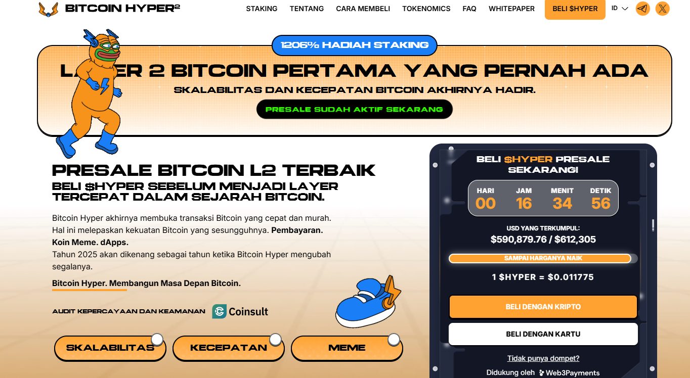 Cara Beli Bitcoin Hyper ($HYPER) Tahun 2025 | Panduan Lengkap dan Aman untuk Pemula