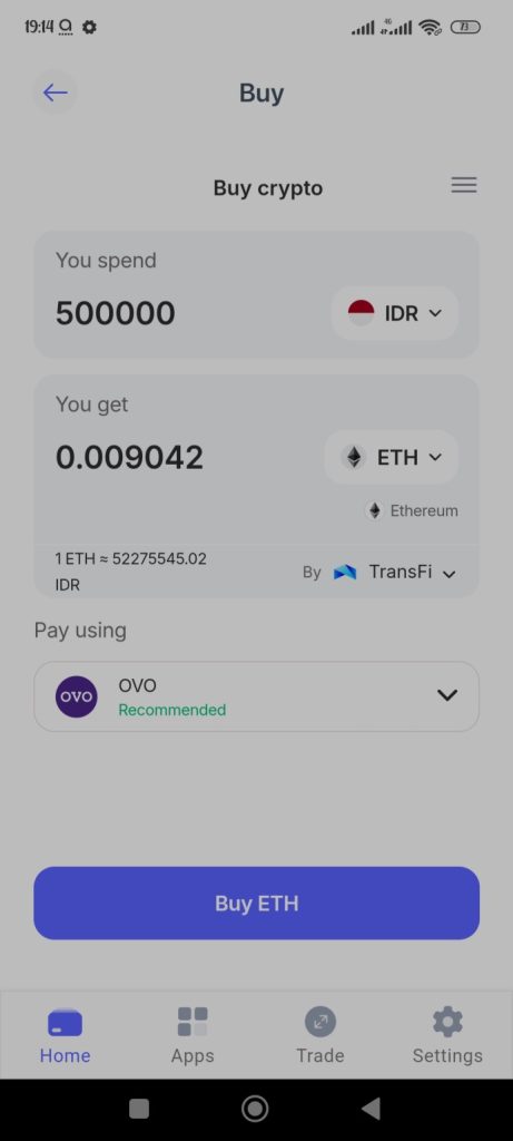 Cara beli TOKEN6900 - Isi saldo