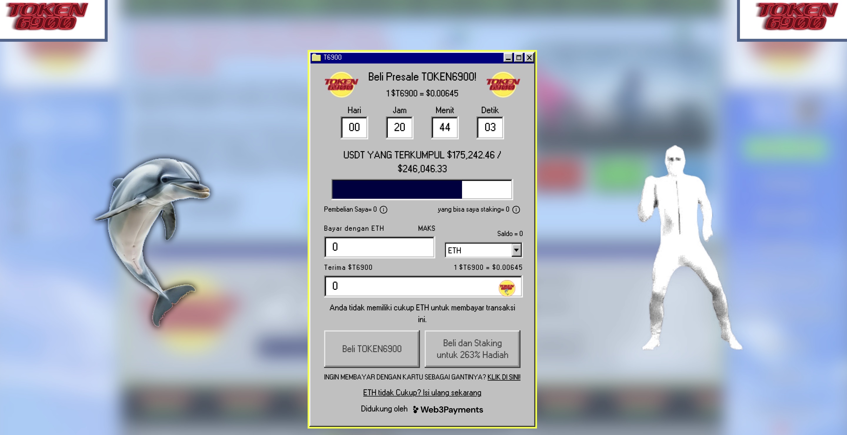 Prediksi harga TOKEN6900 - beli $T6900