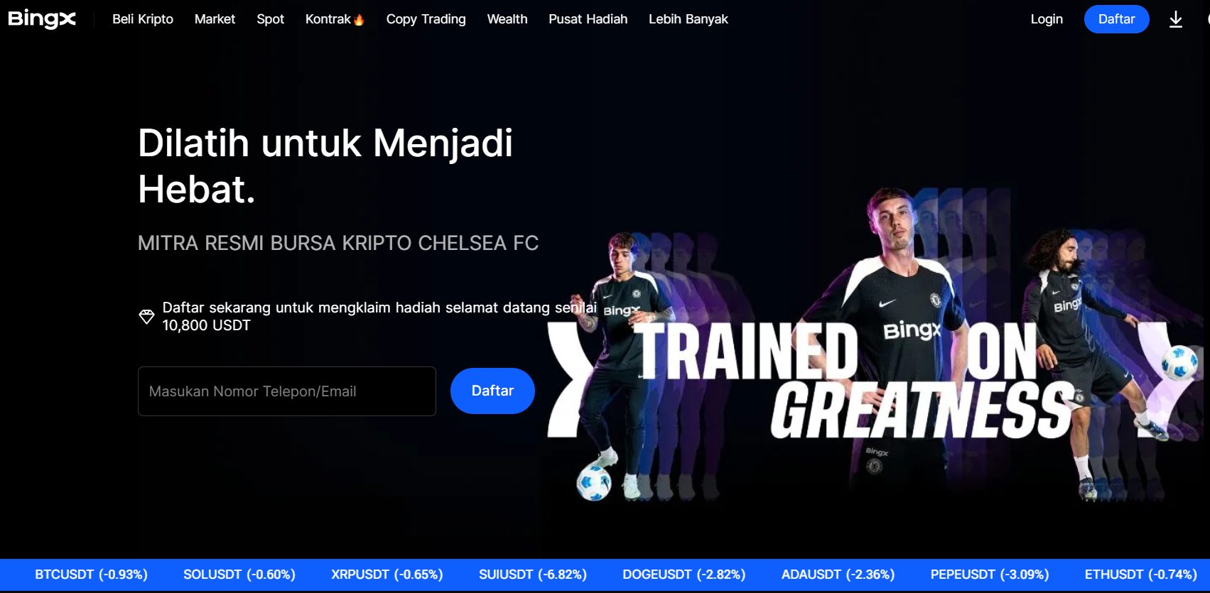 BingX - exchange crypto terbaik di indonesia untuk pemula