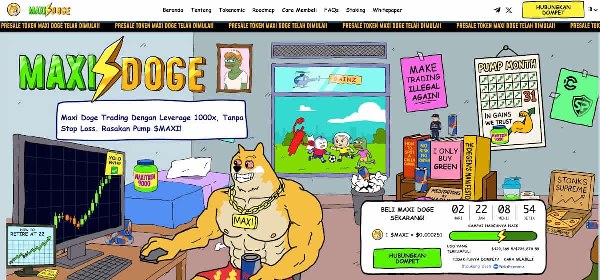 Prediksi Harga Maxi Doge ($MAXI) Tahun 2025–2030