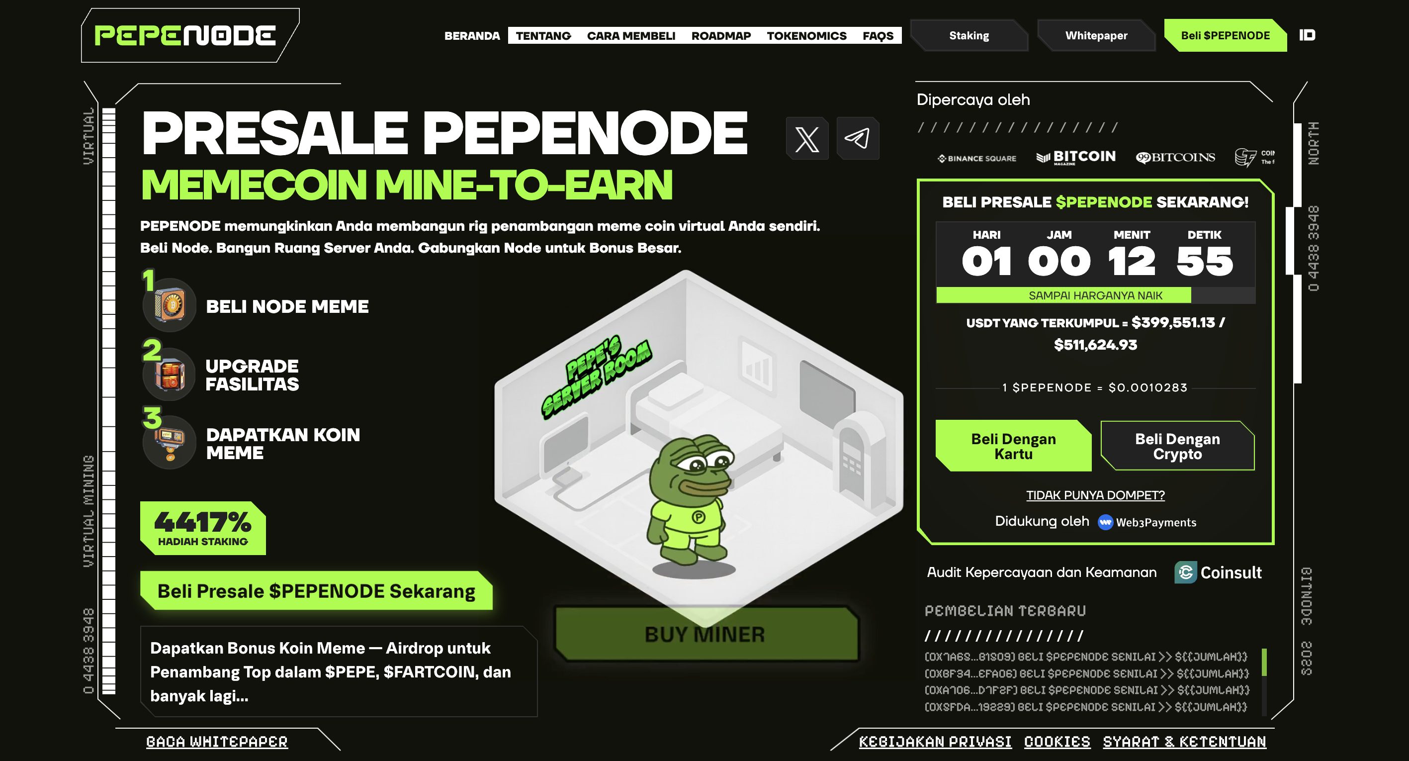 Crypto yang bagus untuk jangka panjang - PEPENODE