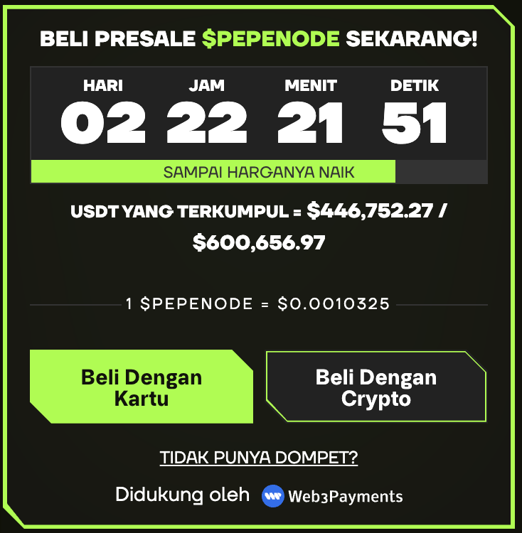 Koin yang akan Listing di MEXC - PEPENODE