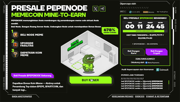 PEPENODE - altcoin terbaik