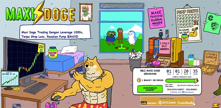 Maxi Doge - Koin Meme Terbaik