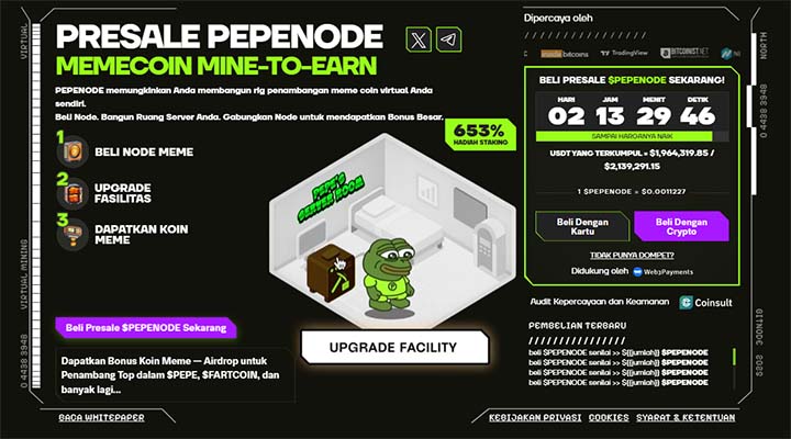 PEPENODE - Koin Meme Terbaik