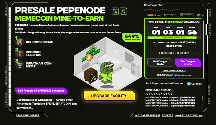 PEPENODE - Koin meme Terbaik