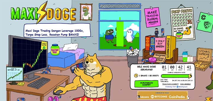 Maxi Doge Presale - prediksi harga crypto gemini AI