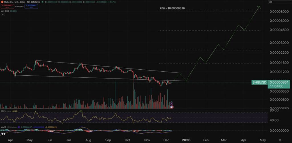 SHIB USD - Prediksi Harga Shiba Inu