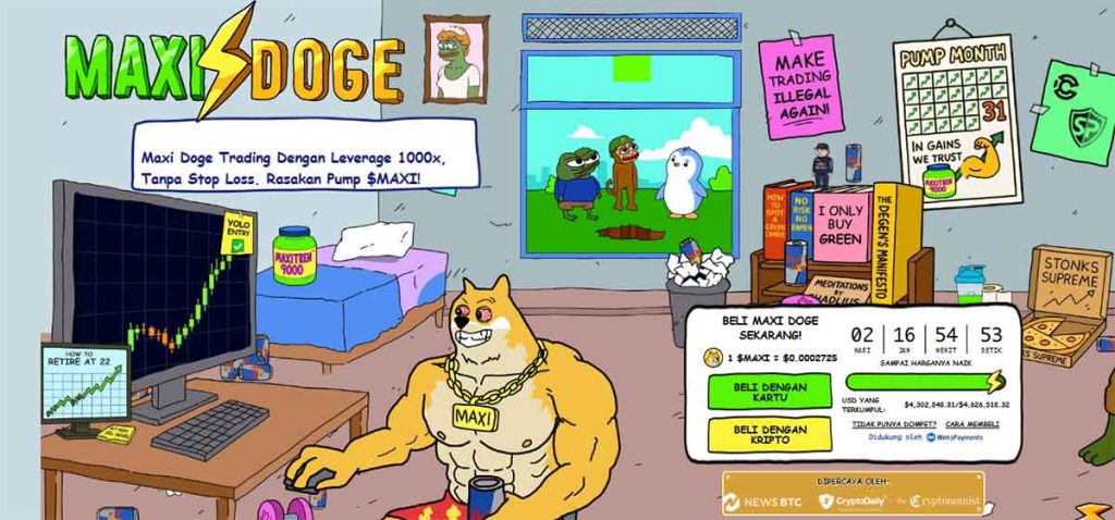 Maxi Doge - ICO Crypto Terbaik